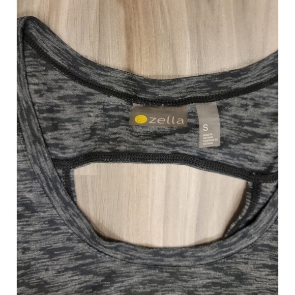 Zella Women's Black Burnout Tanktop - Picture 3 of 5